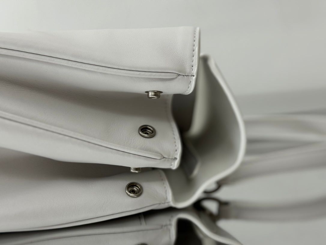 Balenciaga Rodeo Medium 35cm White Calfskin - Image 7