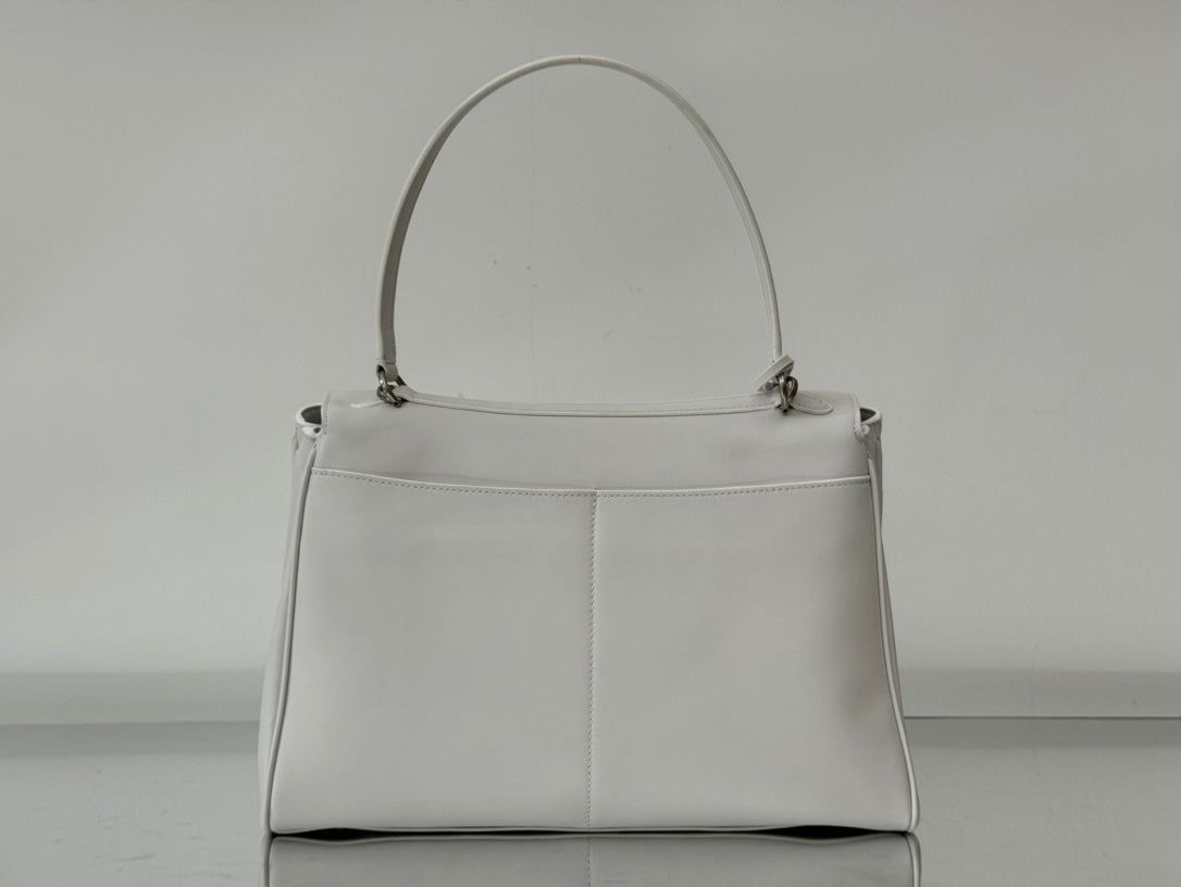 Balenciaga Rodeo Medium 35cm White Calfskin - Image 9