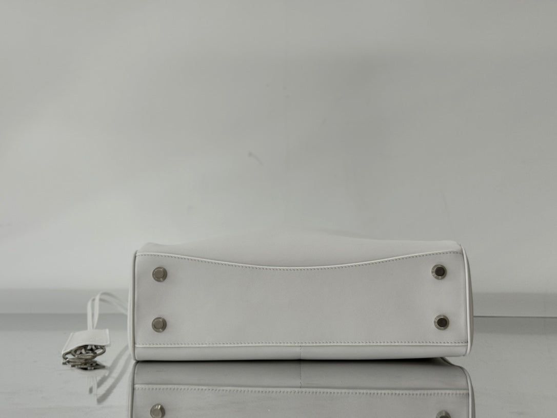 Balenciaga Rodeo Medium 35cm White Calfskin - Image 11