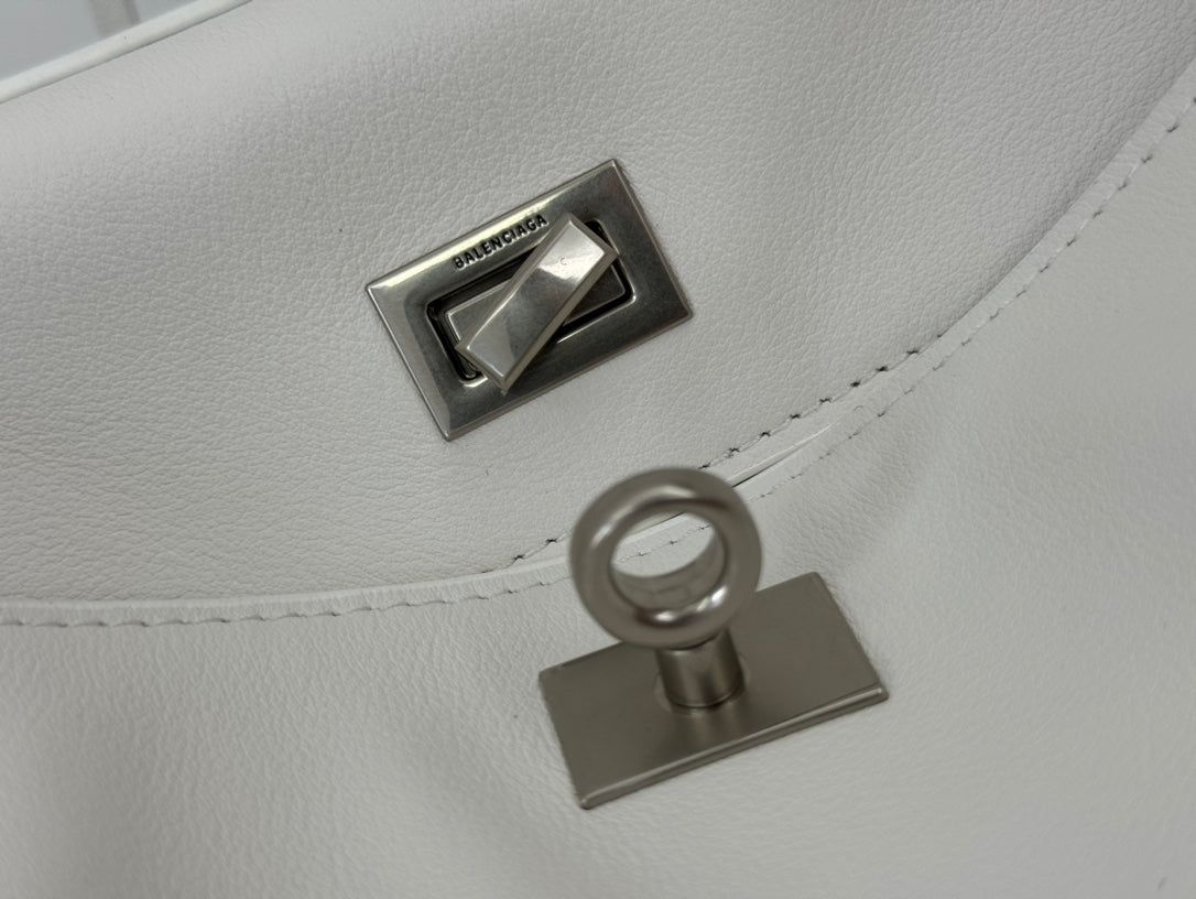 Balenciaga Rodeo Medium 35cm White Calfskin - Image 3