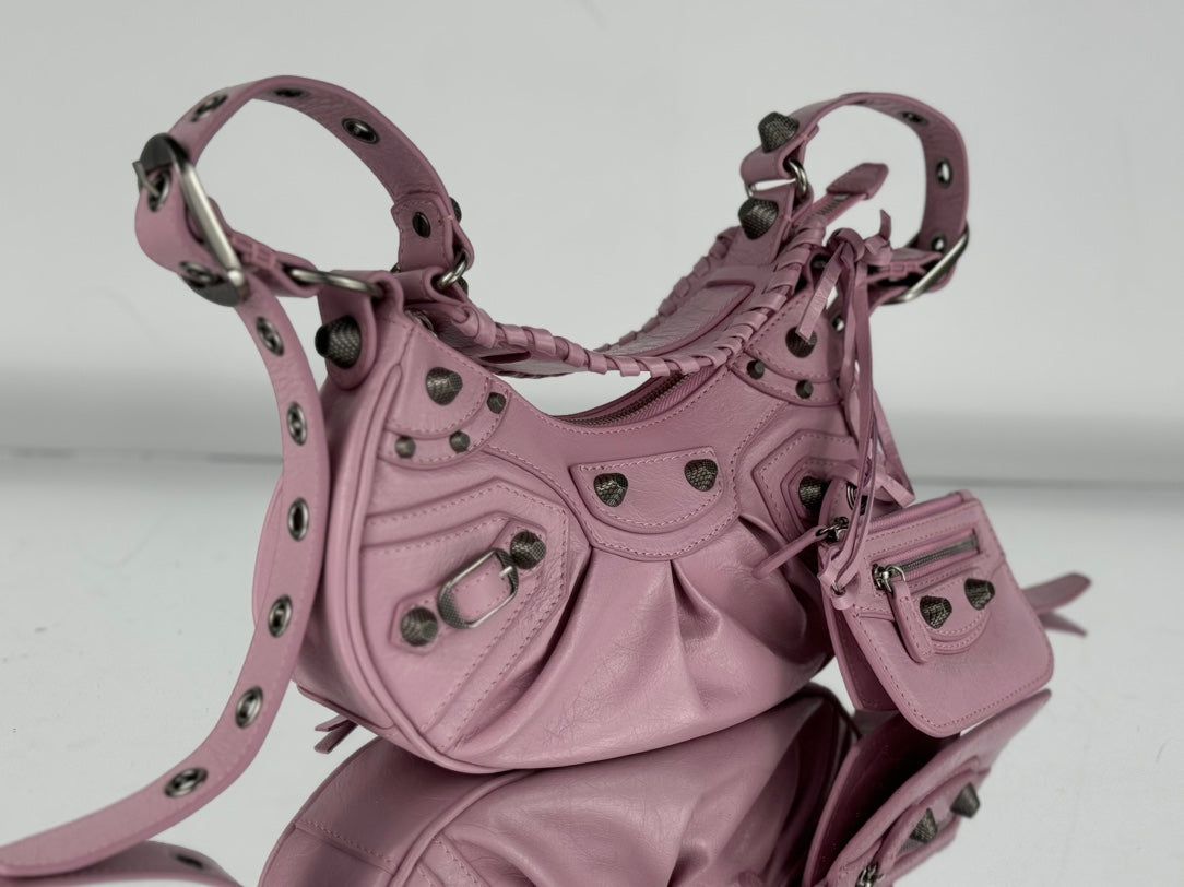 Balenciaga Le Cagole 26cm Pink Lambskin - Image 3