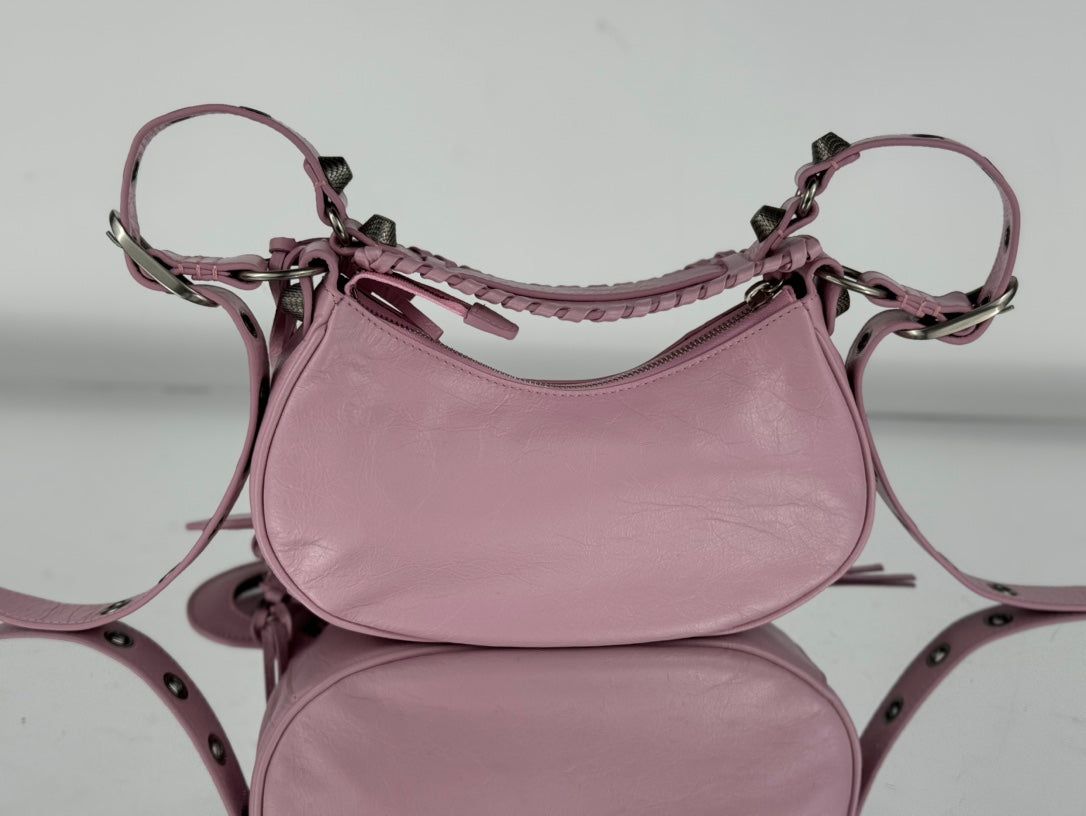 Balenciaga Le Cagole 26cm Pink Lambskin - Image 7