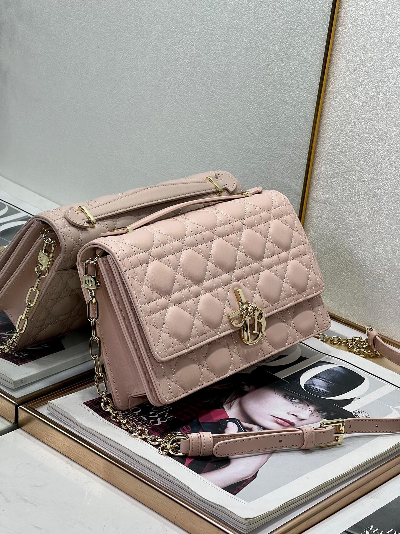 Alternative view of Dior Lady D-Joy Handle Pastel Pink Lambskin