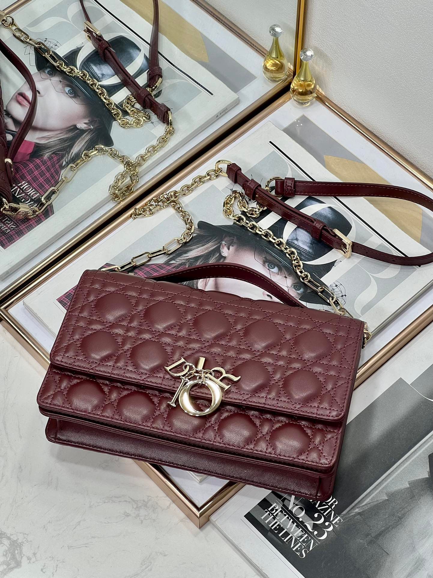 Alternative view of Dior Lady D-Joy Top Handle Bag Lambskin