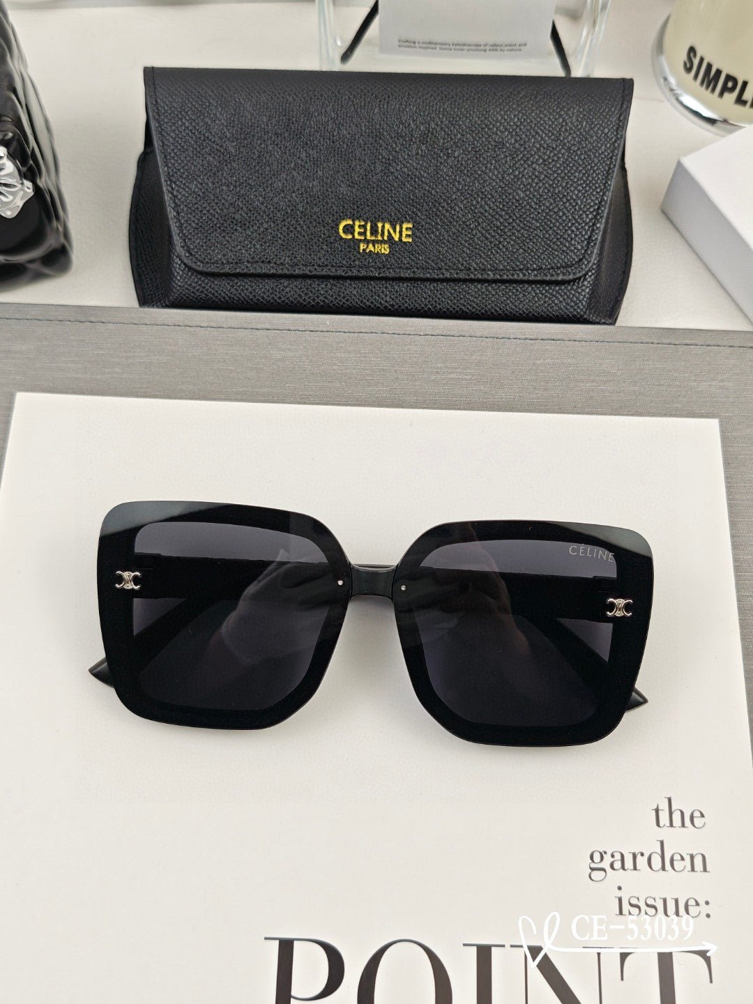 CELINE Dual Tone Square Sunglasses - Image 3