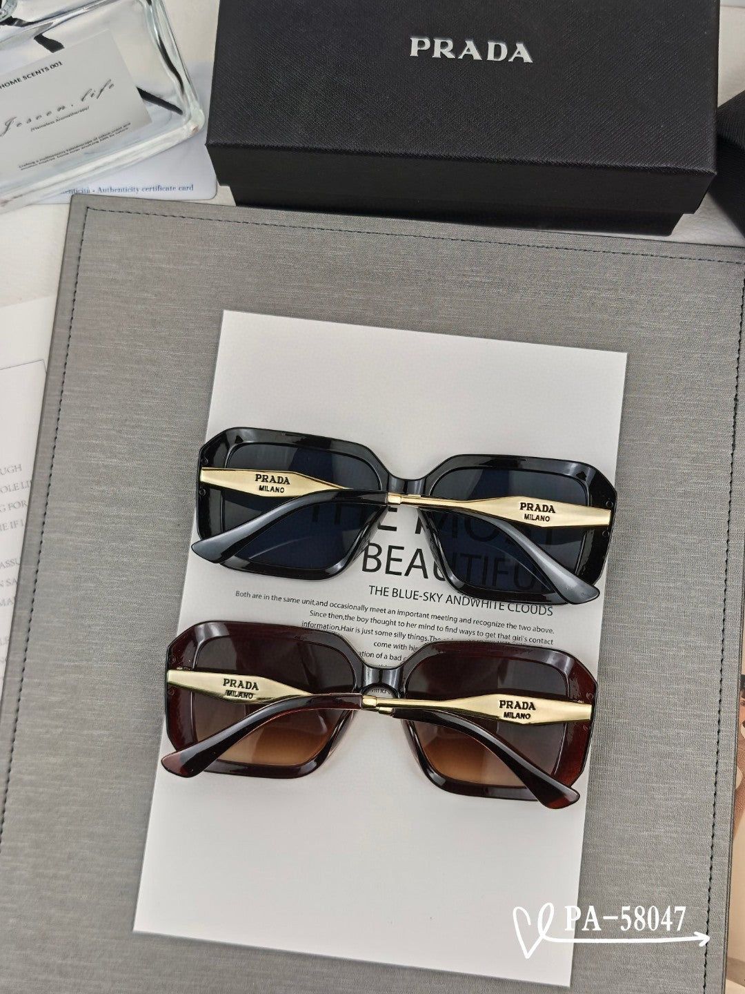 Alternative view of Prada Square Metal Version Sunglasses