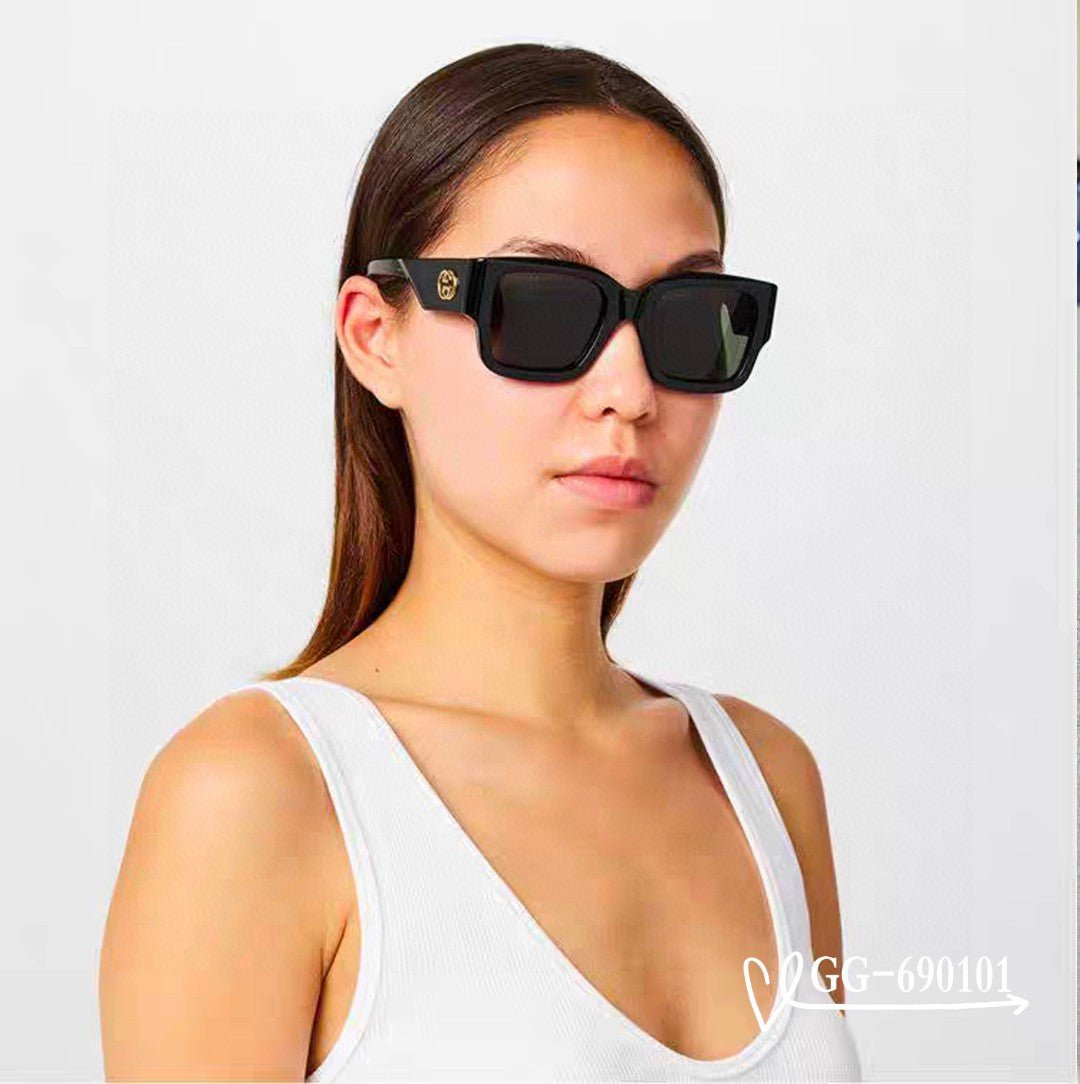 SQUARE FRAME SUNGLASSES 69101 IN ACETATE - Image 8