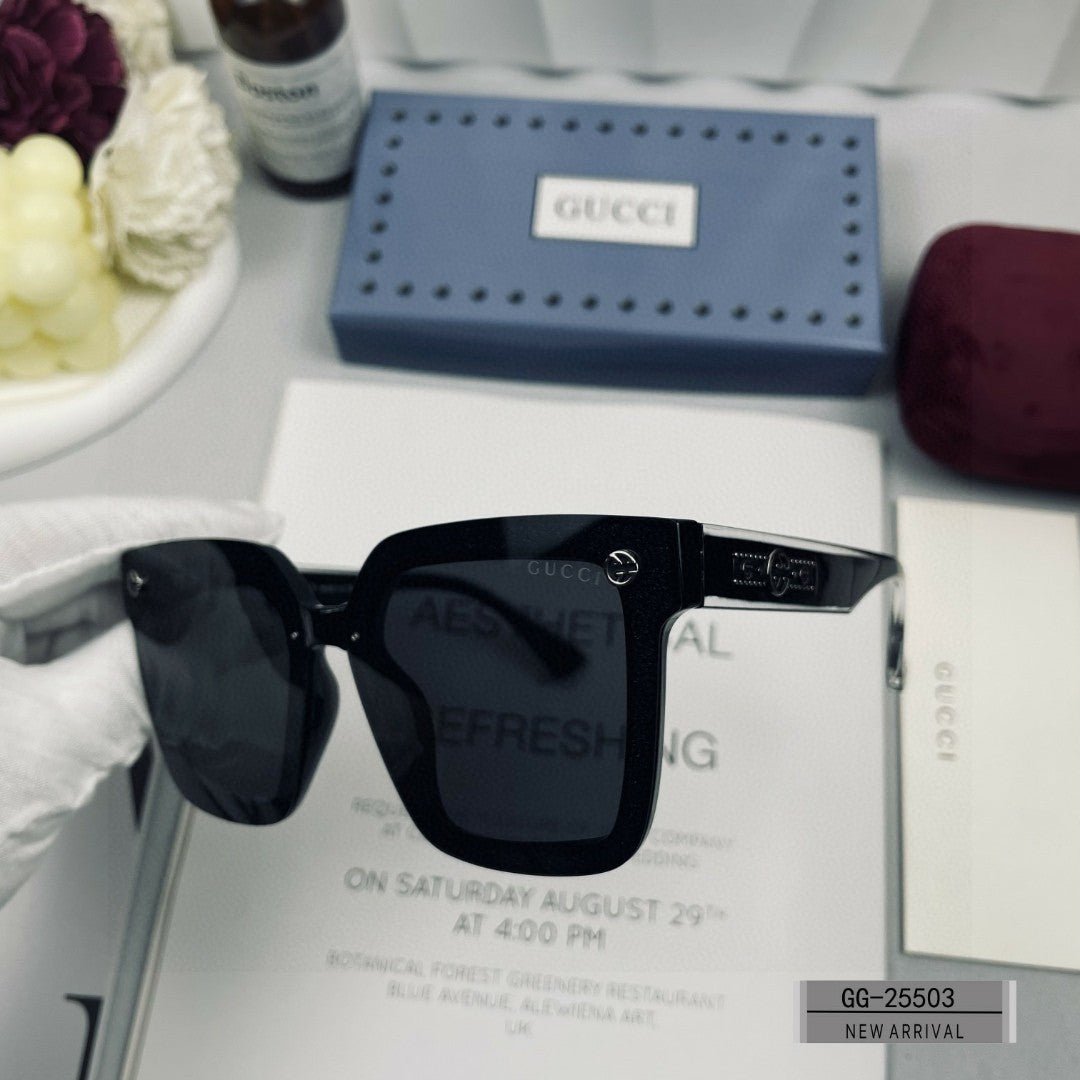 Alternative view of Gucci Oversized Black Sunglasses