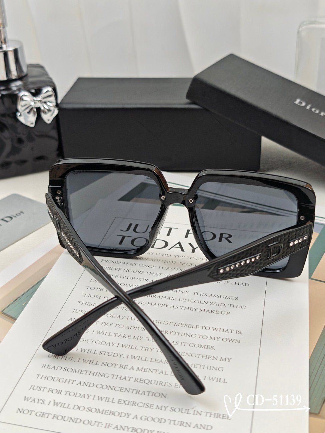 DIOR MONTAIGNE SUNGLASS 51139 IN ACETATE - Image 5