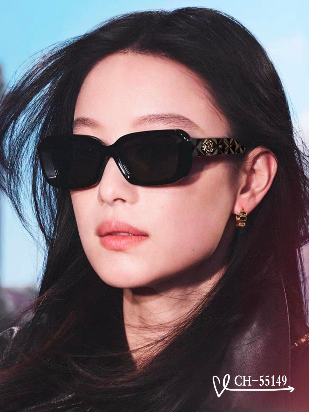 Chanel Braided Oval Sunglasses - Image 3