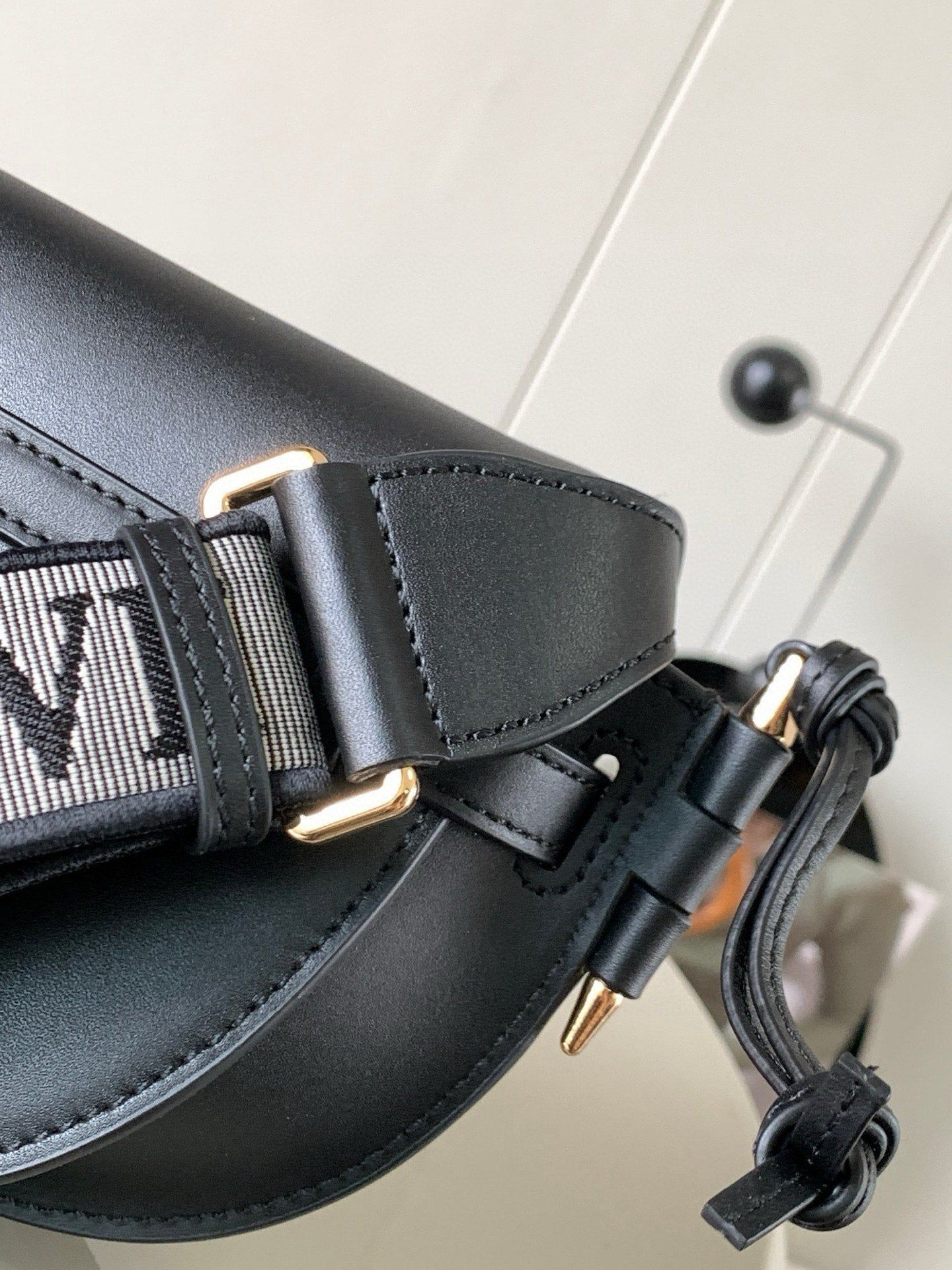 Loewe Mini Gate Dual Black Calfskin 21cm - Image 8