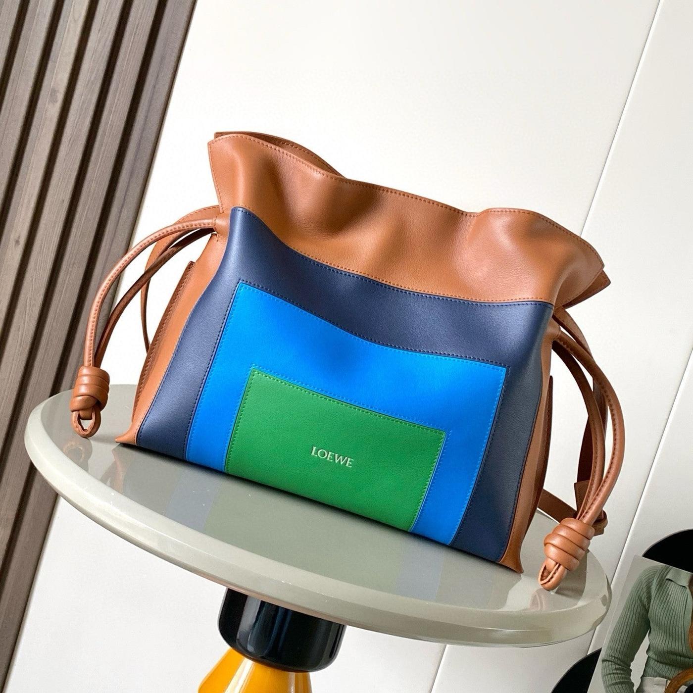 Loewe Medium Flamenco Clutch Multicolor Nappa Calfskin