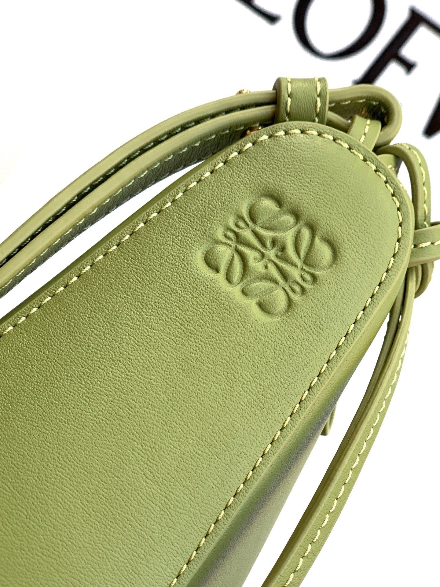 Loewe Mini Hammock Hobo Olive Calfskin 28cm - Image 9