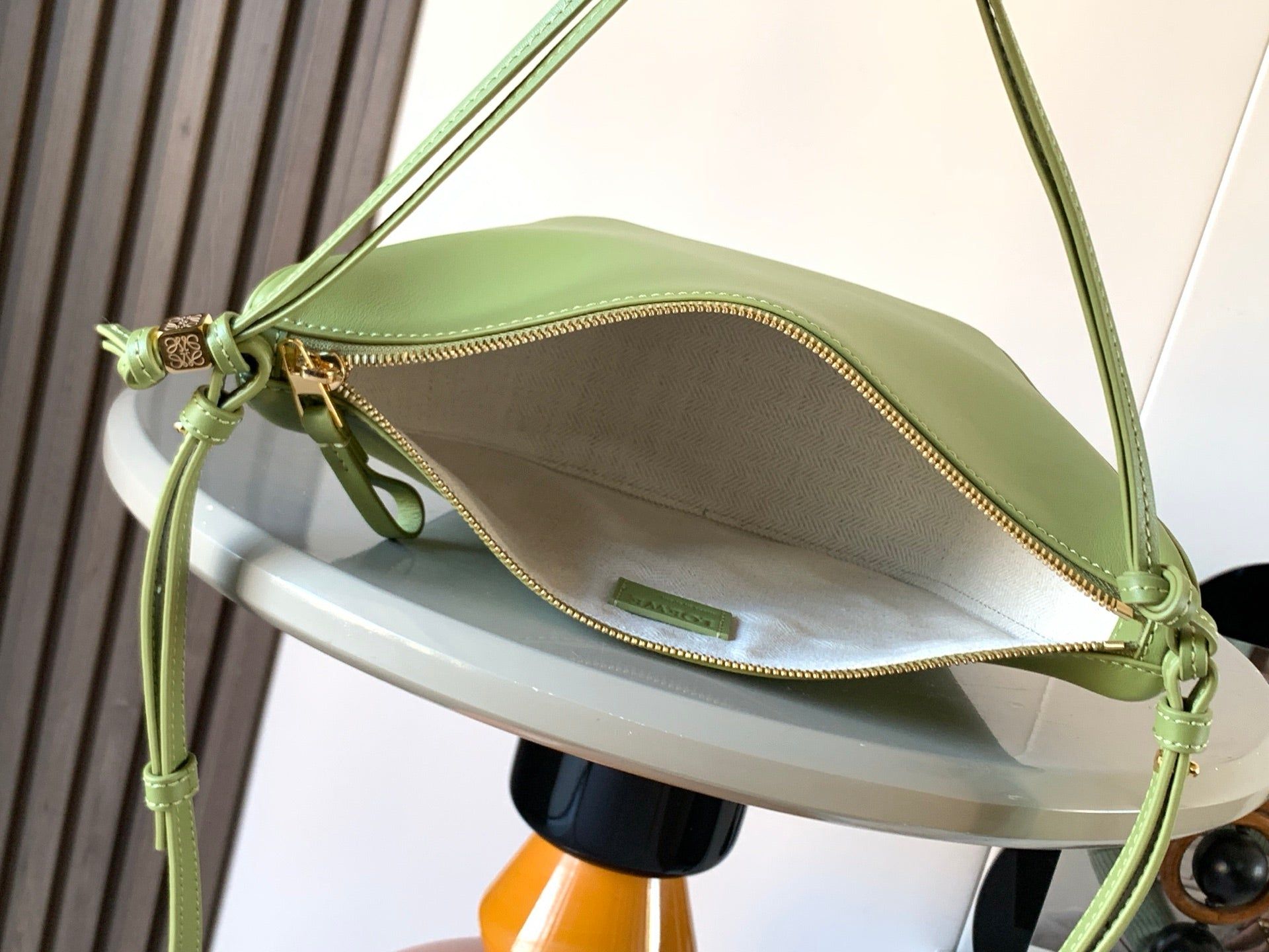 Loewe Mini Hammock Hobo Olive Calfskin 28cm - Image 3