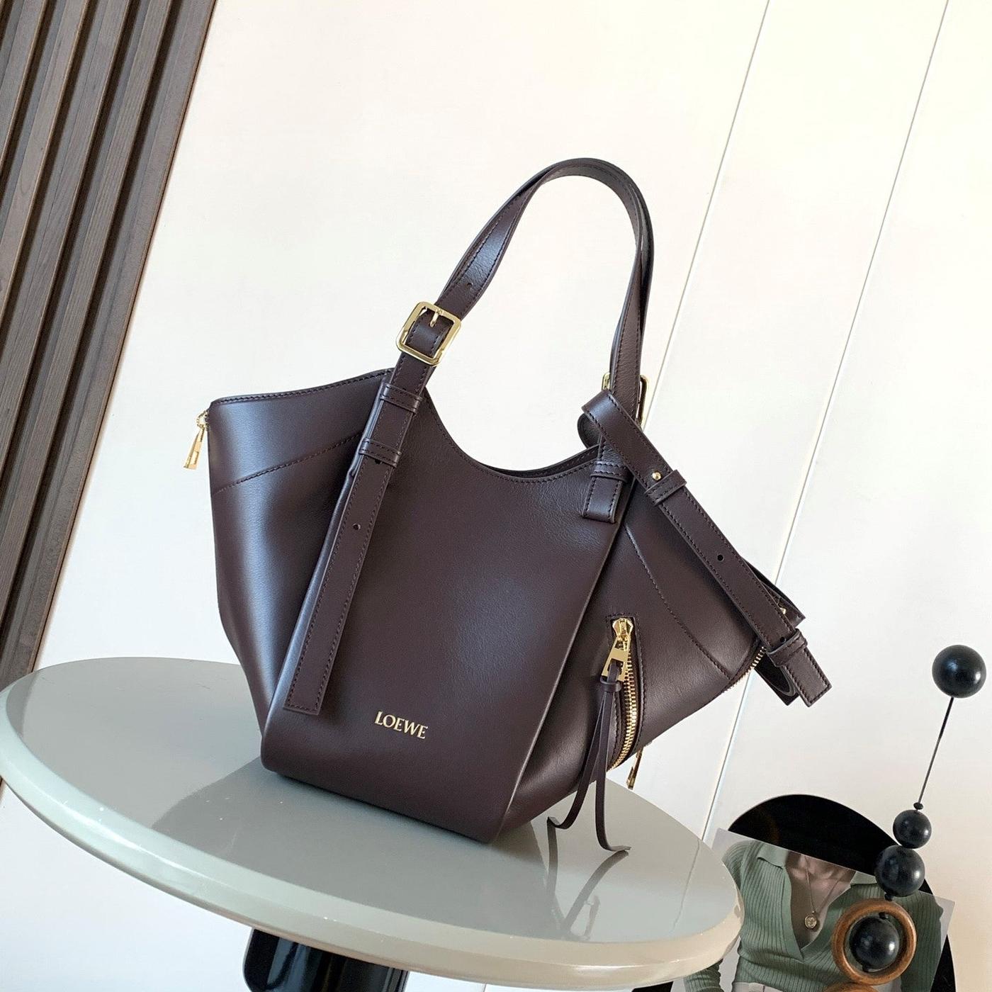 Loewe Hammock Chocolate Calfskin 22.5cm