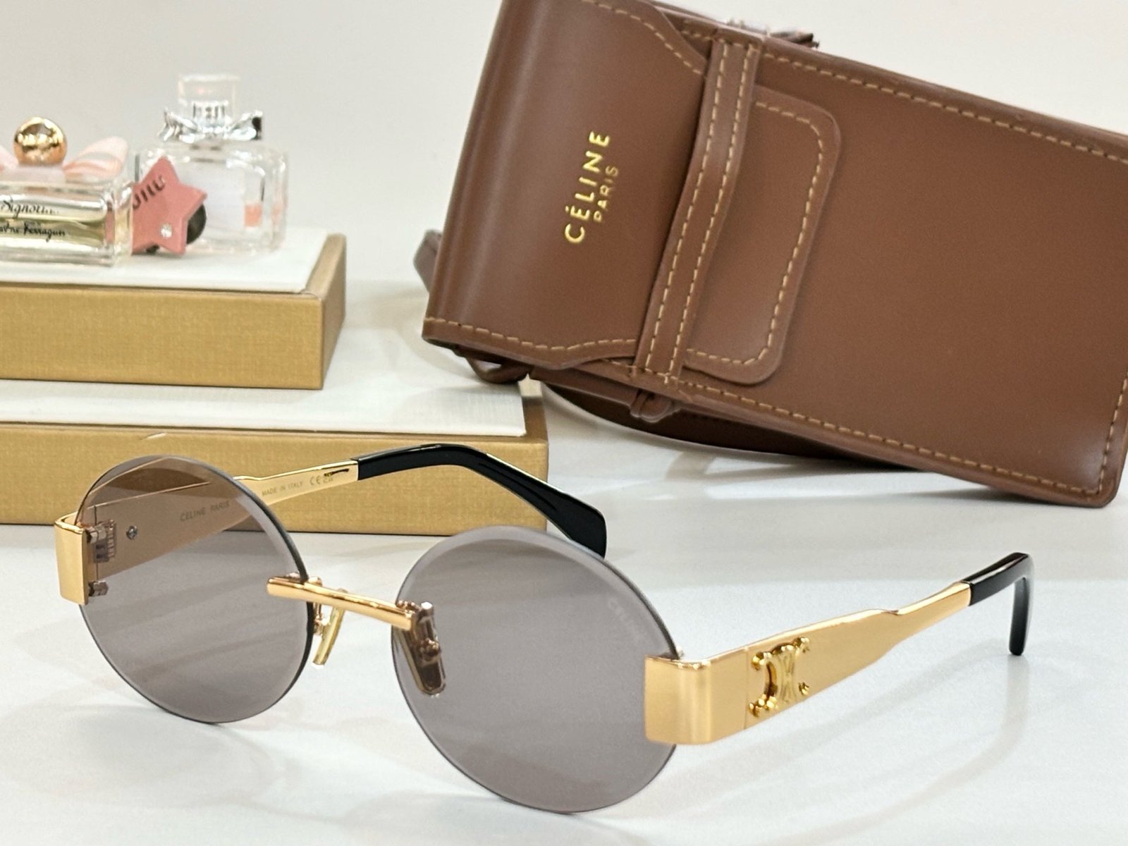 Alternative view of TRIOMPHE SUNGLASS CL42121U IN METAL