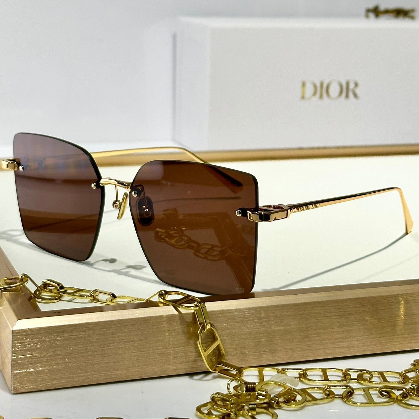 Alternative view of DIOR MONTAIGNE SUNGLASS C S3U IN METAL