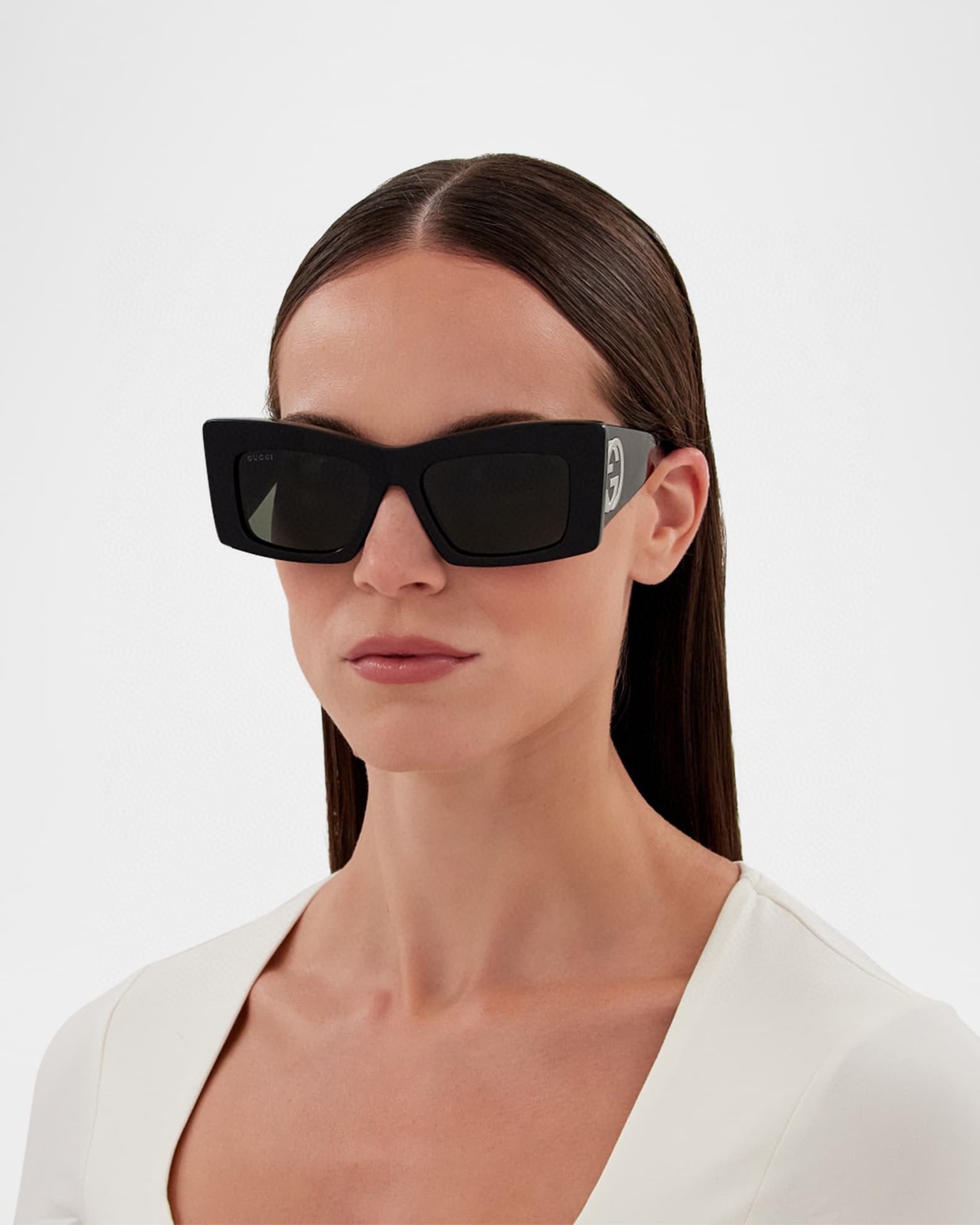 Gucci GG Print Lens Aviator Sunglasses - Image 11