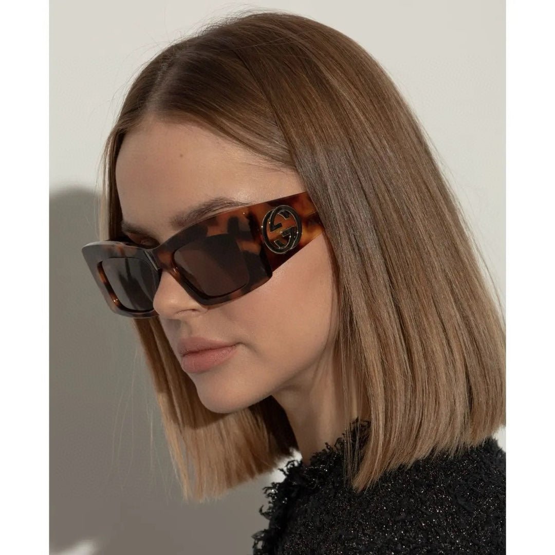 Gucci GG Print Lens Aviator Sunglasses - Image 13