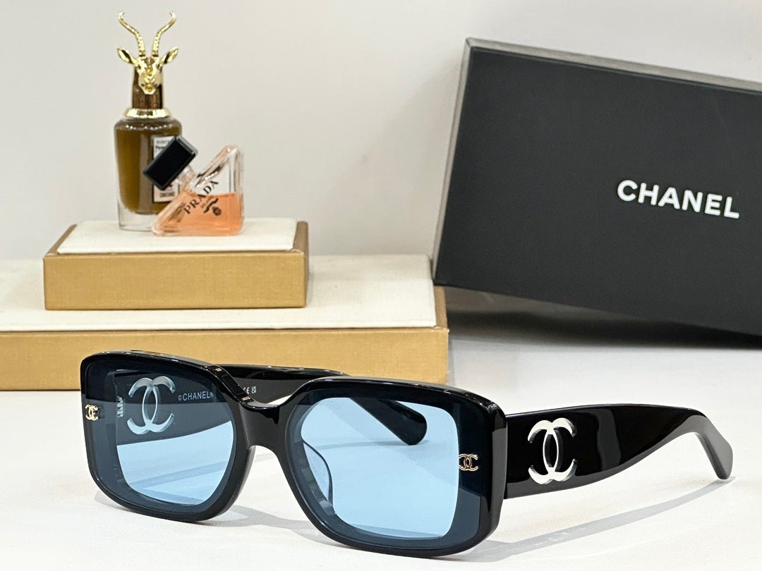 Alternative view of CHANEL SQUARE SUNGLASSES 642639 IN ACETATE