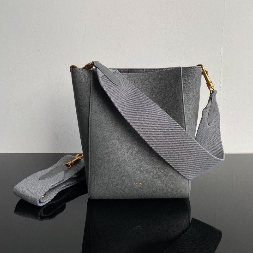 Celine Sangle Seau Bucket 24 Calfskin Bag