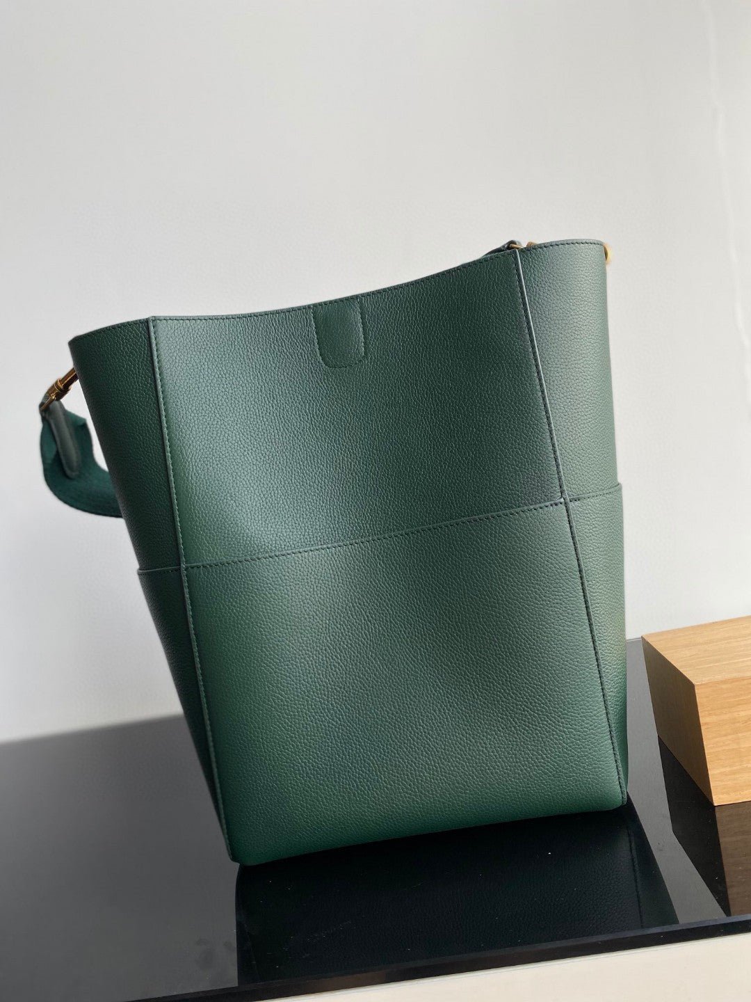 Celine Sangle Seau Bucket 33 Calfskin Bag - Image 2