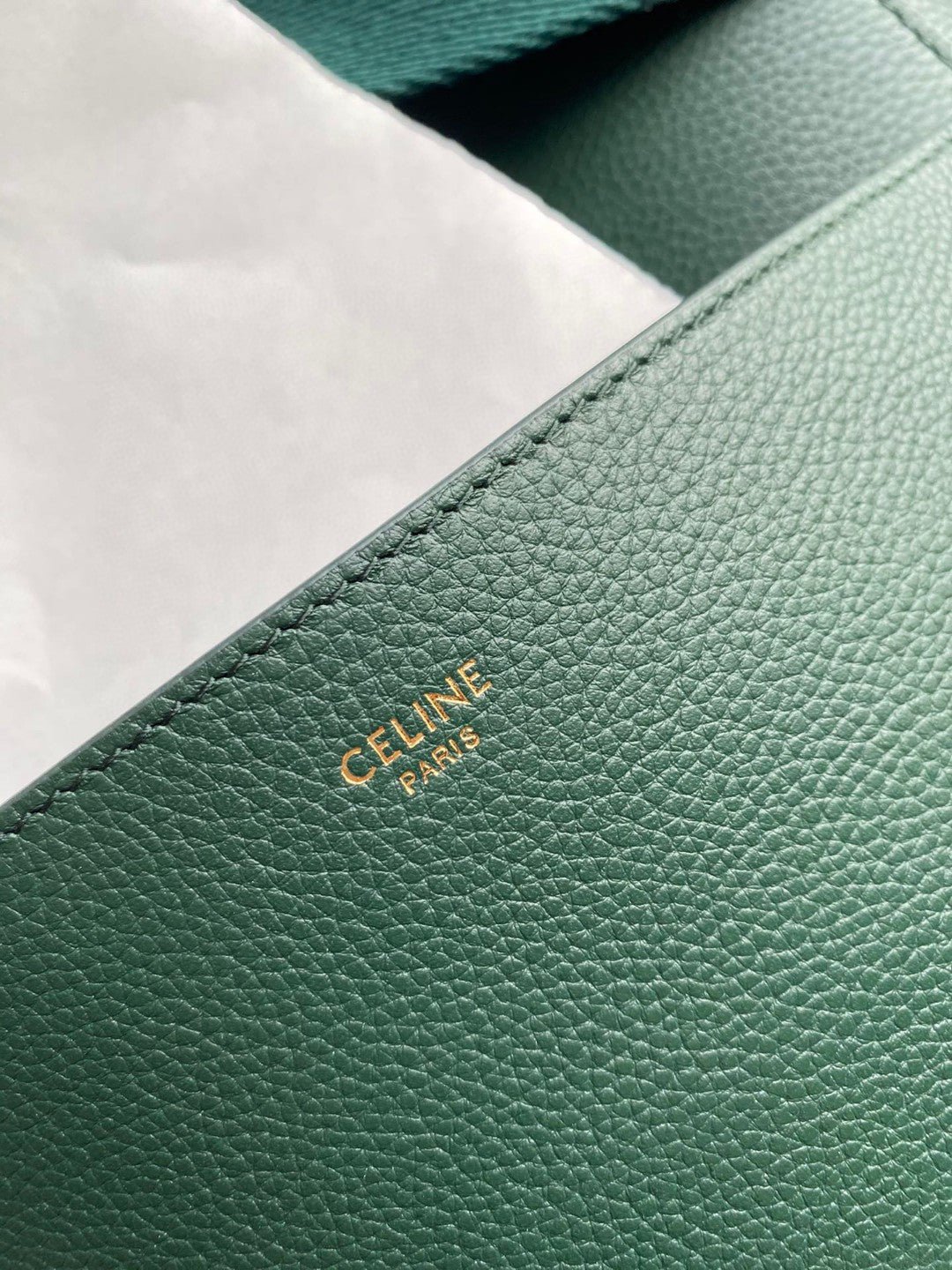 Celine Sangle Seau Bucket 33 Calfskin Bag - Image 7