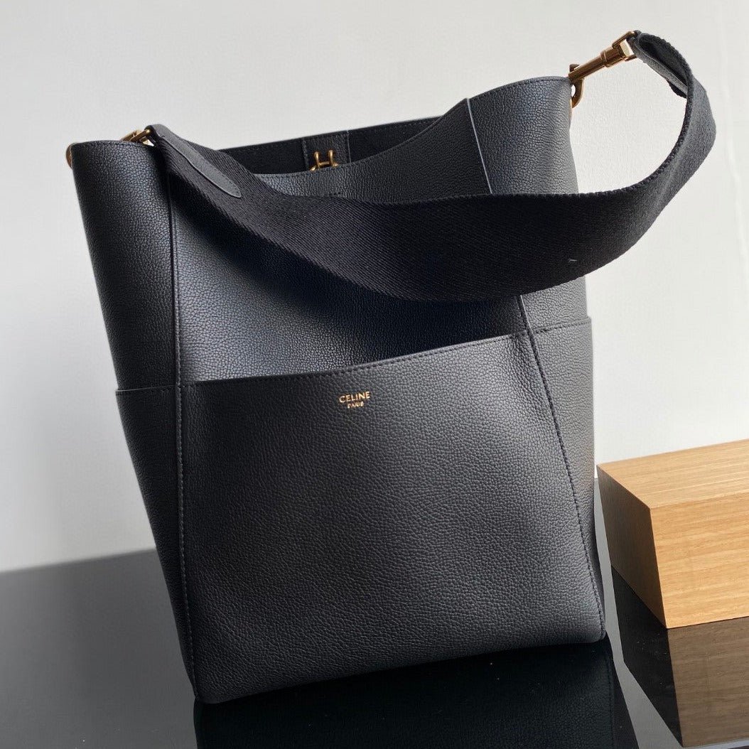 Celine Sangle Seau Bucket 33 Calfskin Bag
