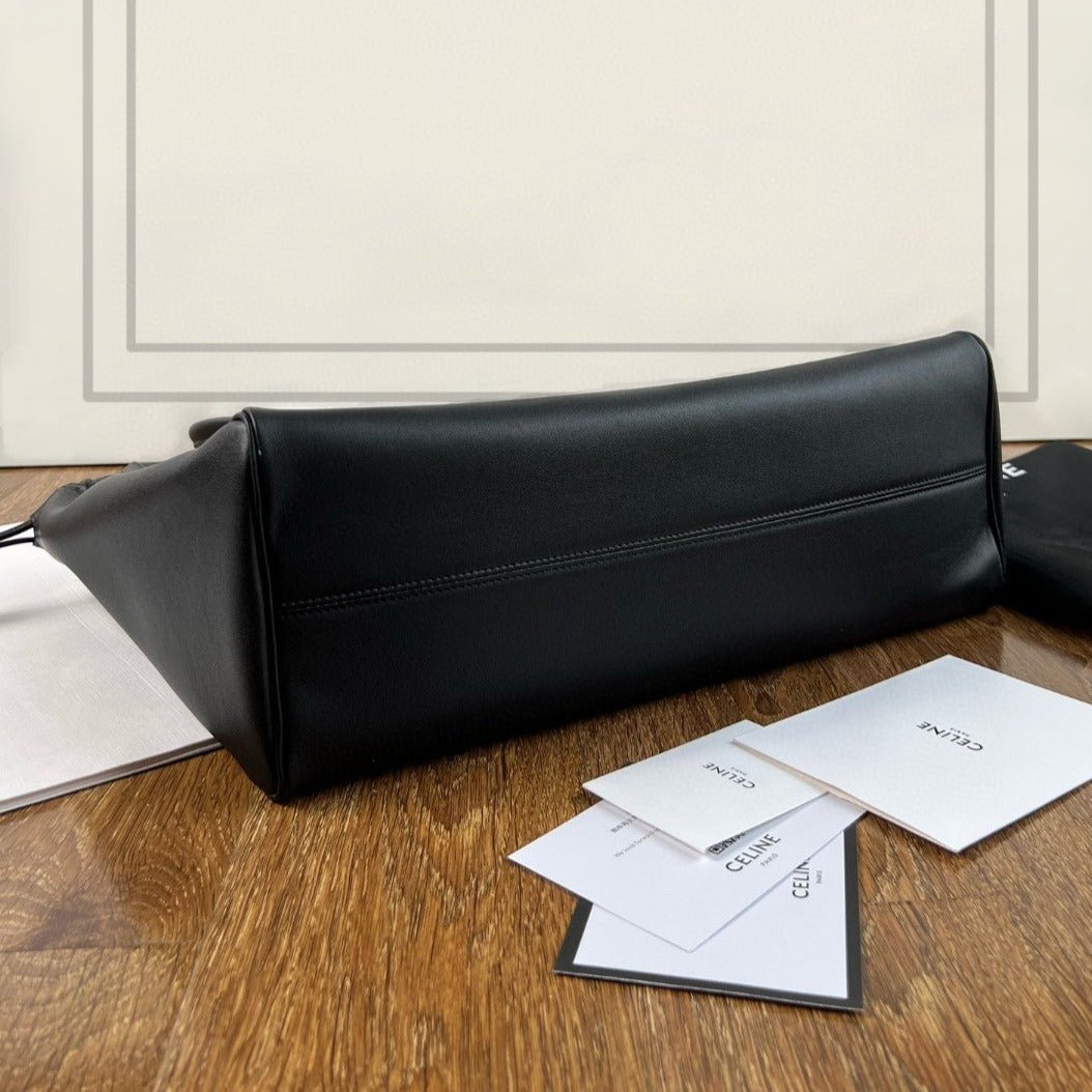 Celine Cuir 44 Black Calfskin Tote - Image 5