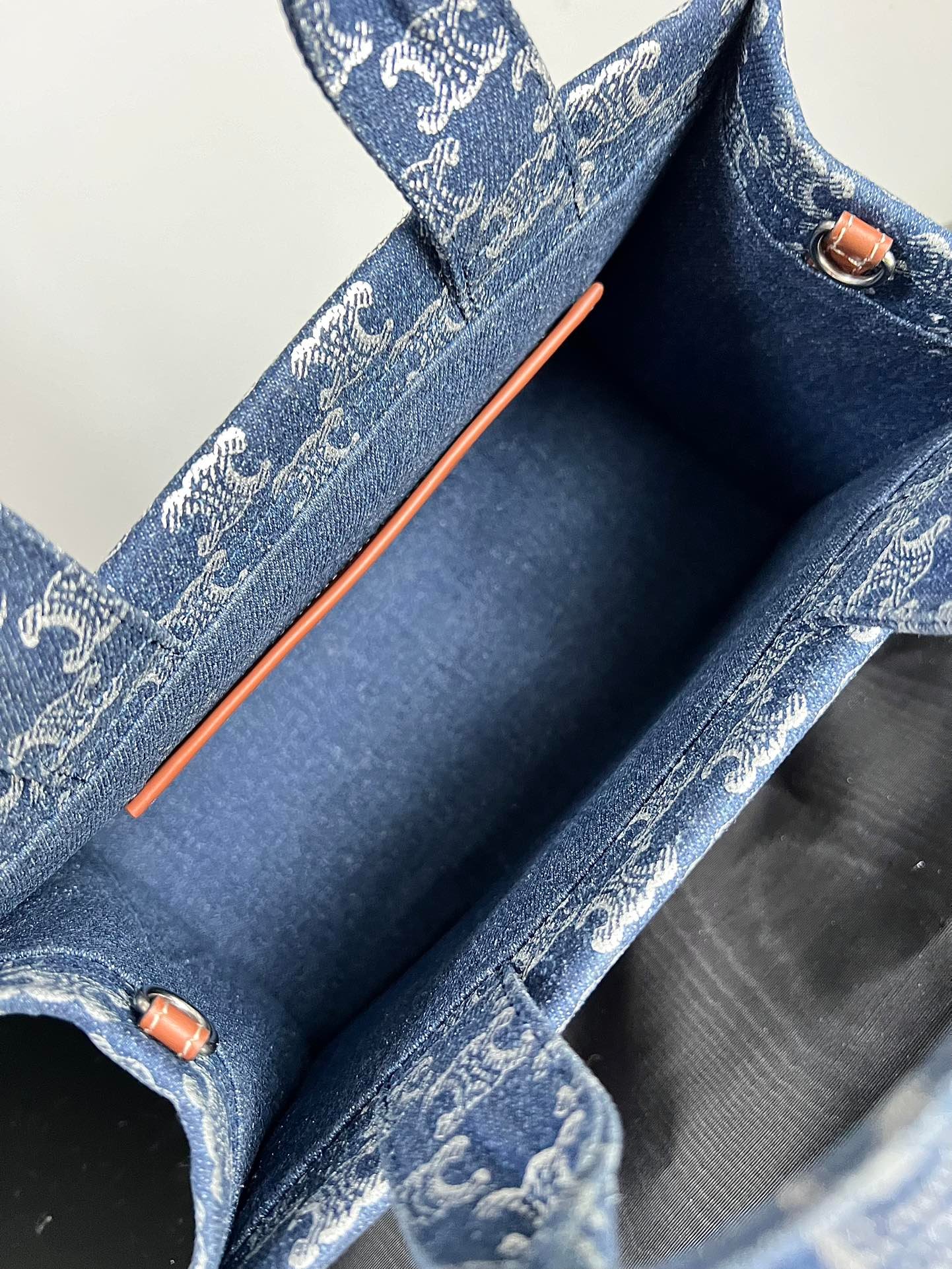 Alternative view of Celine Small Cabas Thais Denim Calfskin