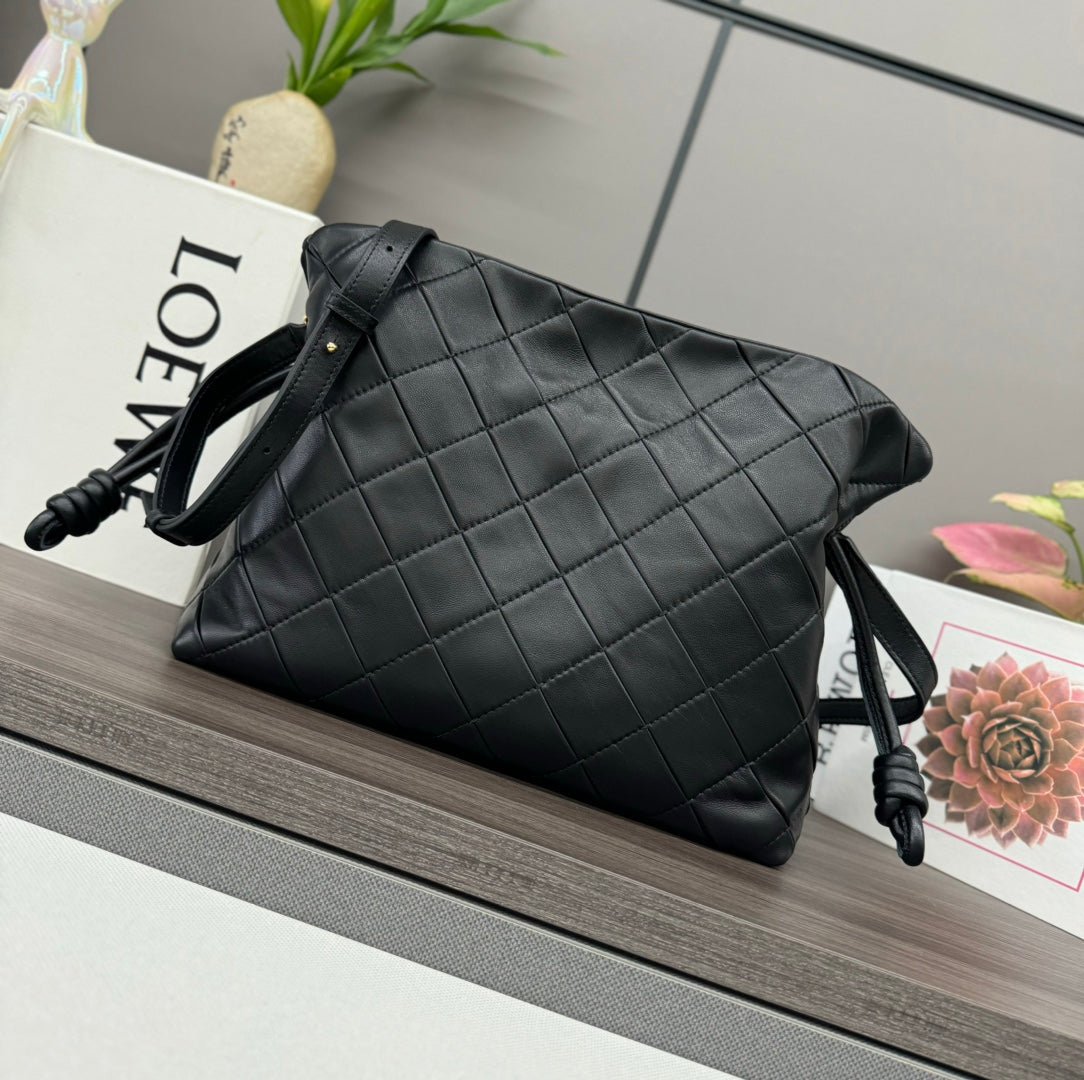 Loewe Flamenco Lucky Black Lambskin 30cm