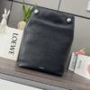 Loewe Pebble Hobo Chocolate Smooth Calfskin
