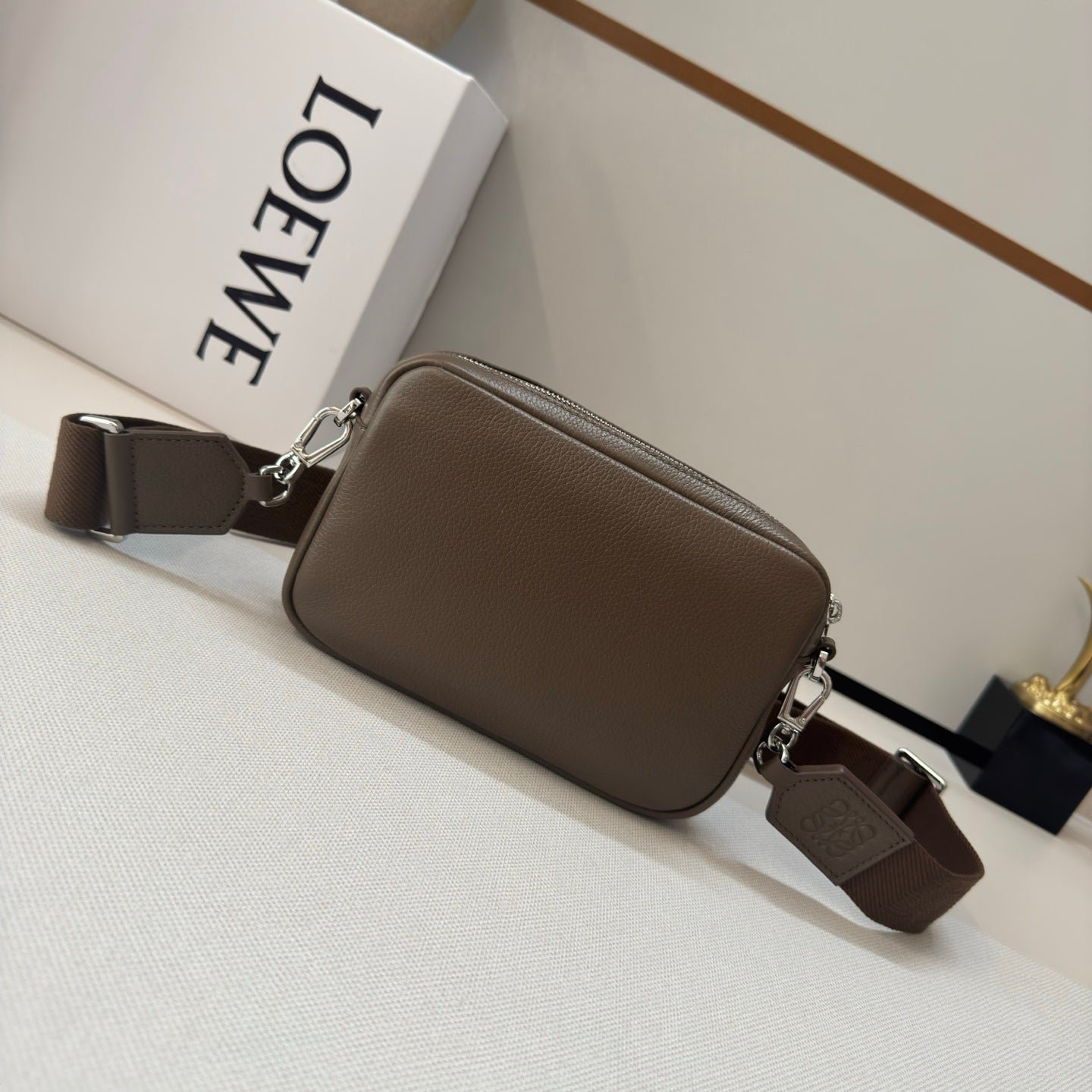 Alternative view of Loewe 2025 Flamenco Lucky 30cm Bag Meadow Green Nappa Calfskin 274605