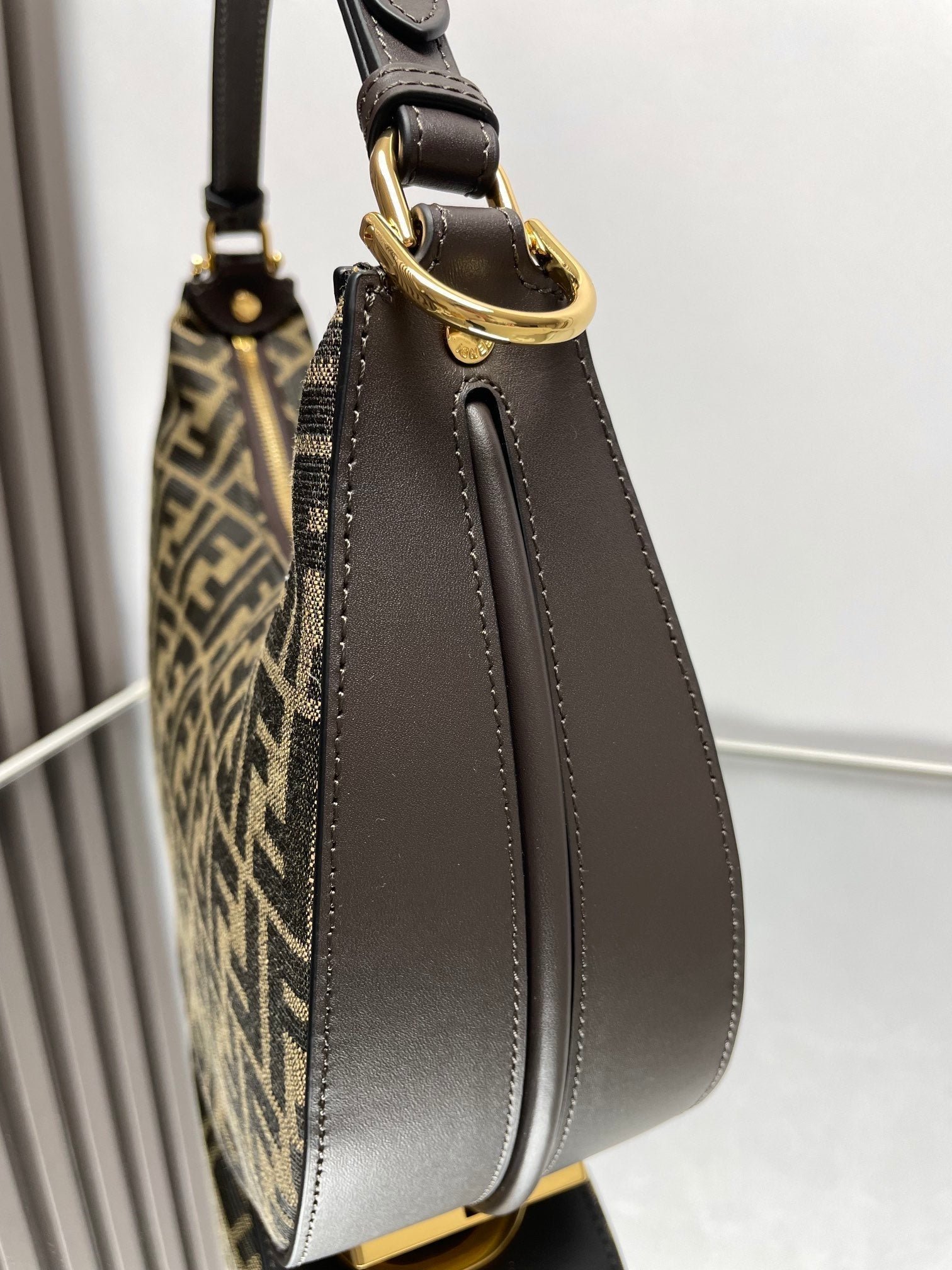 Fendi Fendigraphy Medium Gurkha Jacquard - Image 8