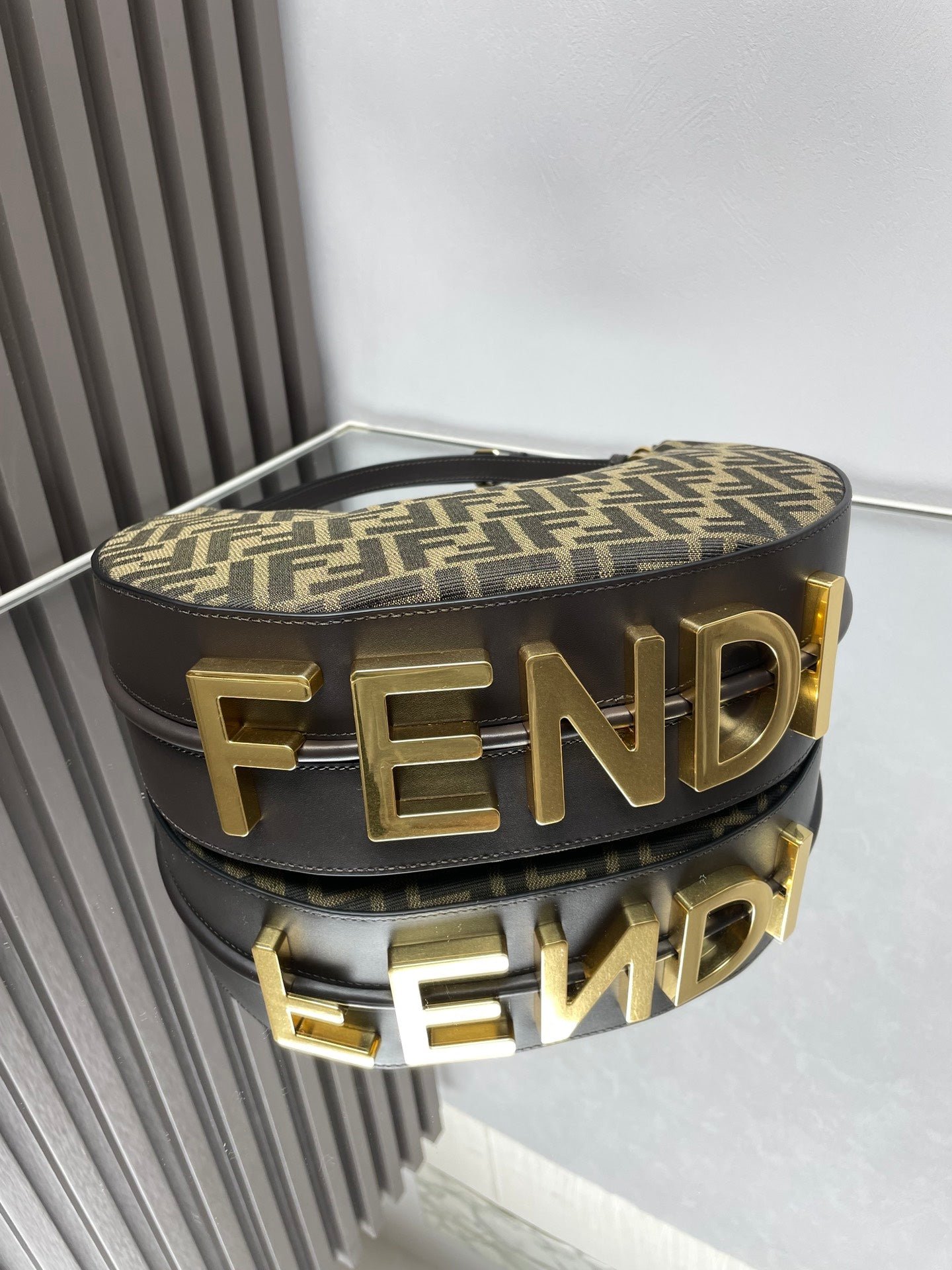 Fendi Fendigraphy Medium Gurkha Jacquard - Image 5