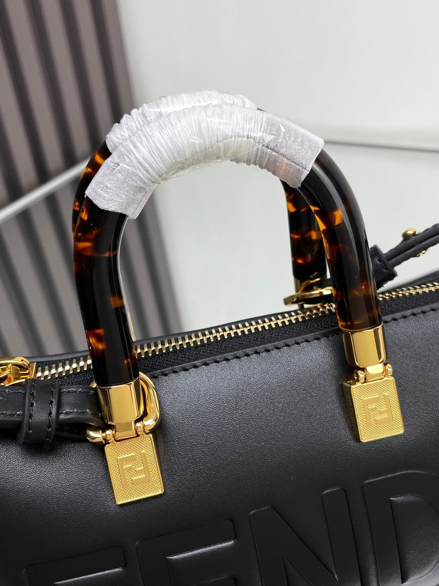 Fendi By The Way Mini Embossed Calfskin Bag - Image 8