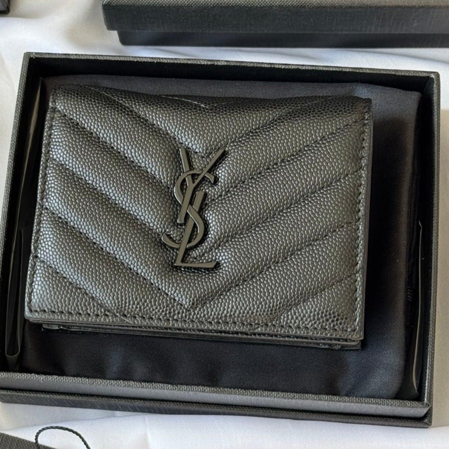YSL Quilted Leather Wallet