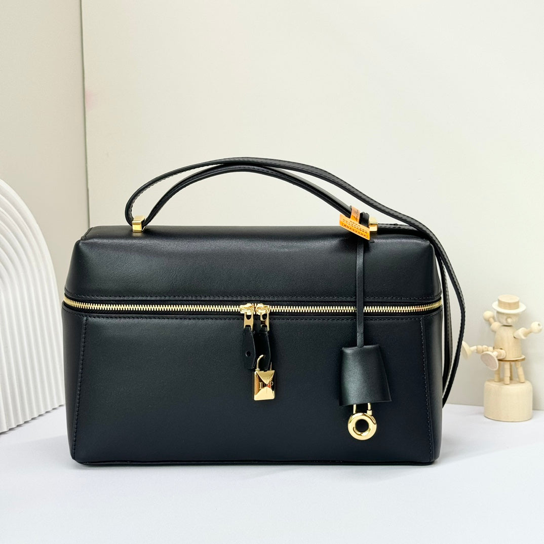 Loro Piana Extra Black Calf Case