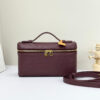 Loro Piana Extra Bag 19 Burgundy Gold