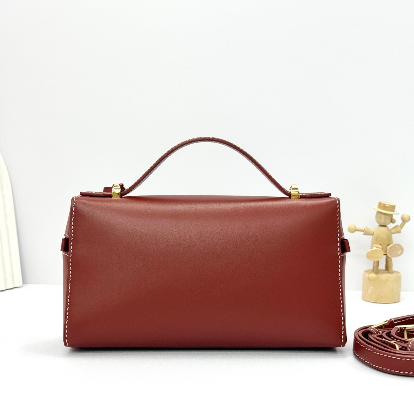 Alternative view of Loro Piana Extra Burgundy Calf Bag