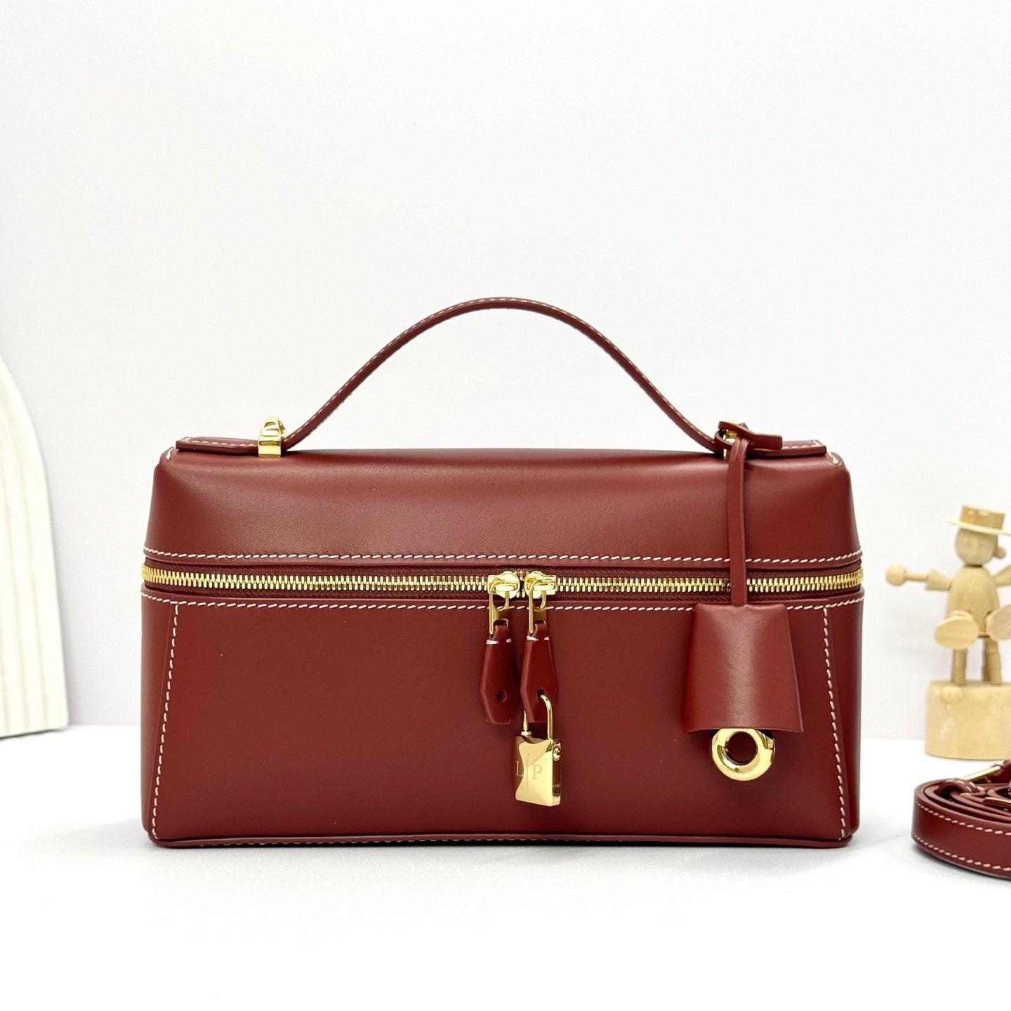 Loro Piana Extra Burgundy Calf Bag
