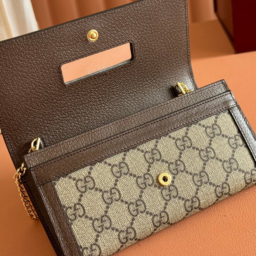 GUCCI GG Chain Flap Crossbody Bag - Image 5