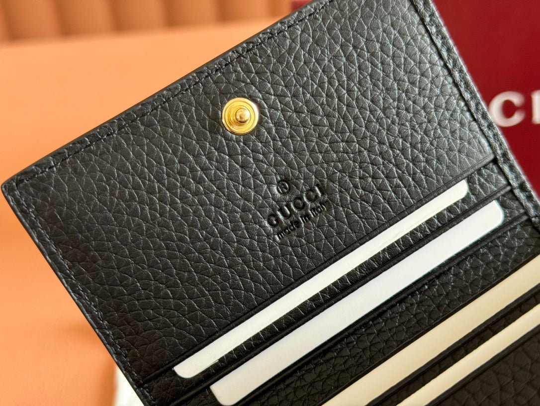 GUCCI Black GG Embossed Bifold Wallet - Image 8
