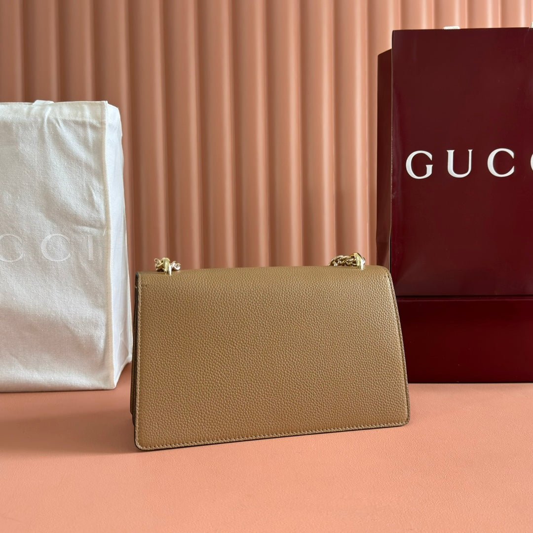 Alternative view of GUCCI 25S DIONYSUS WALLET 28 IN SAND BROWN CALFSKIN