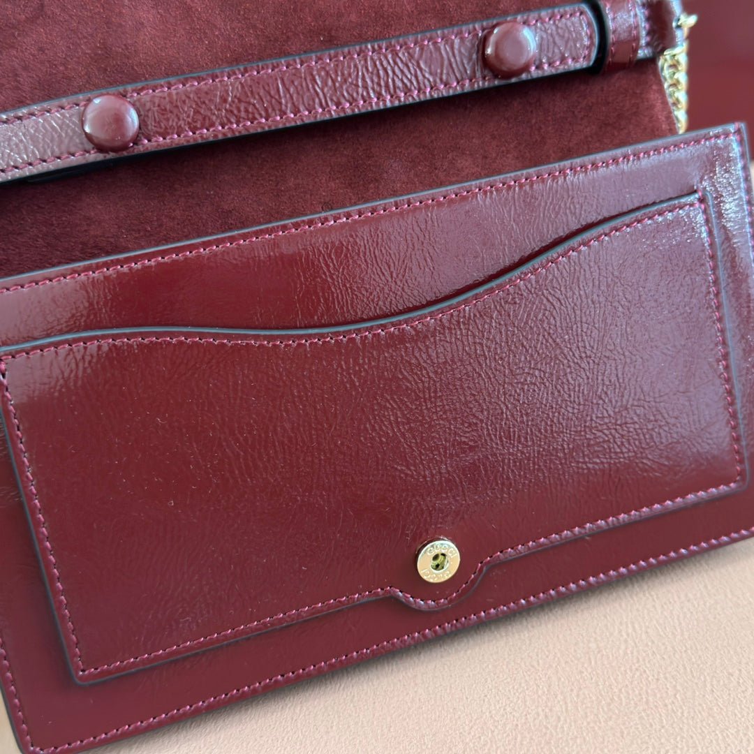 GUCCI Shiny Wine Red Dionysus Bag - Image 9