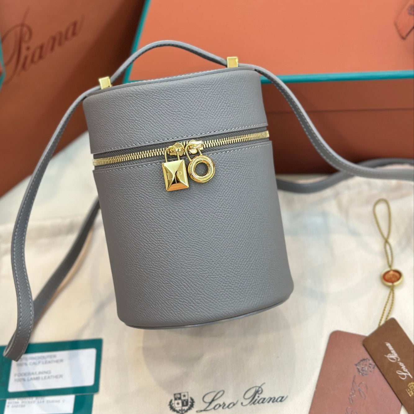 Loro Piana Extra Case 16 Dove Gray