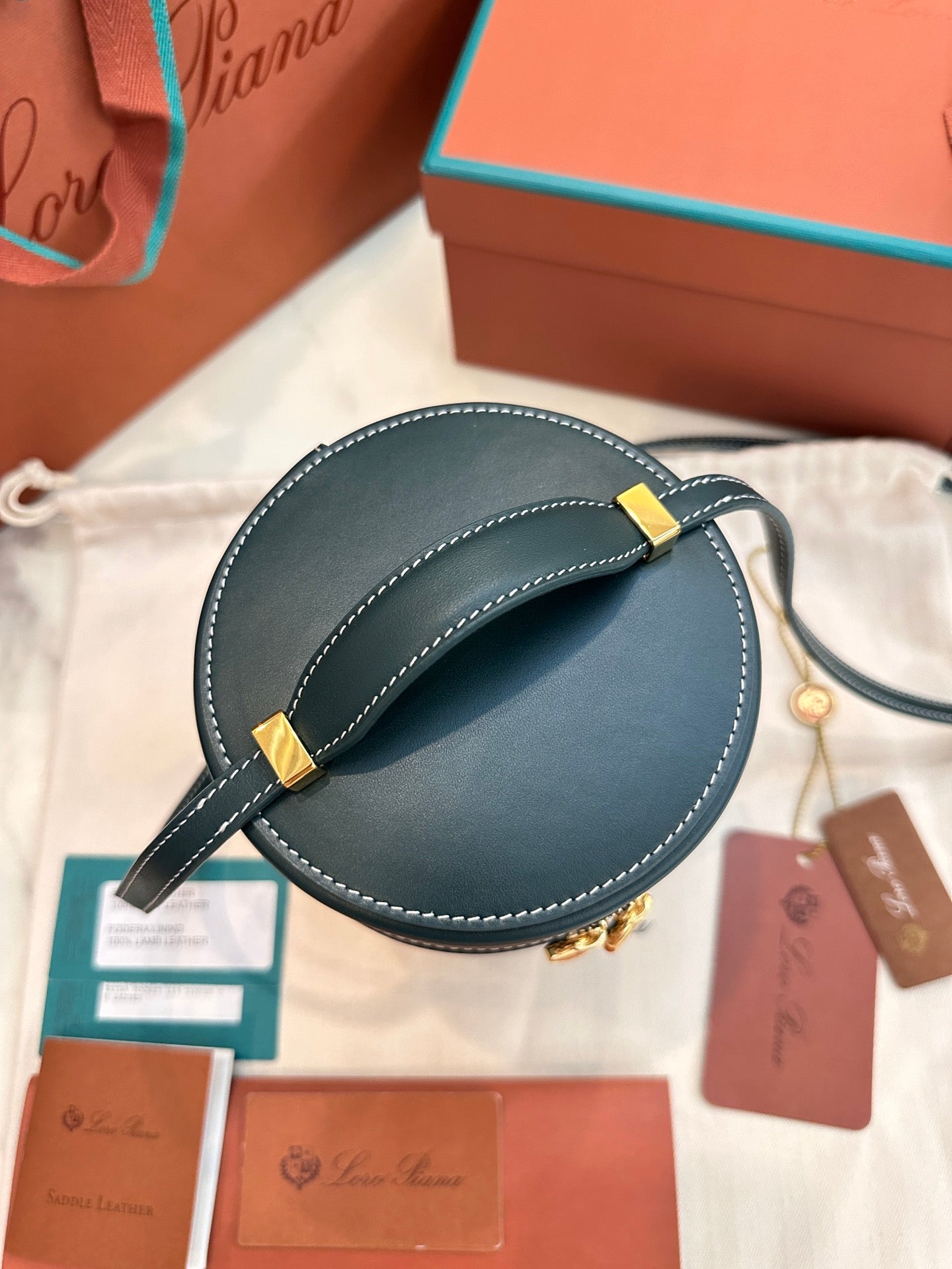 Loro Piana Extra Case 16 Peacock Blue - Image 4