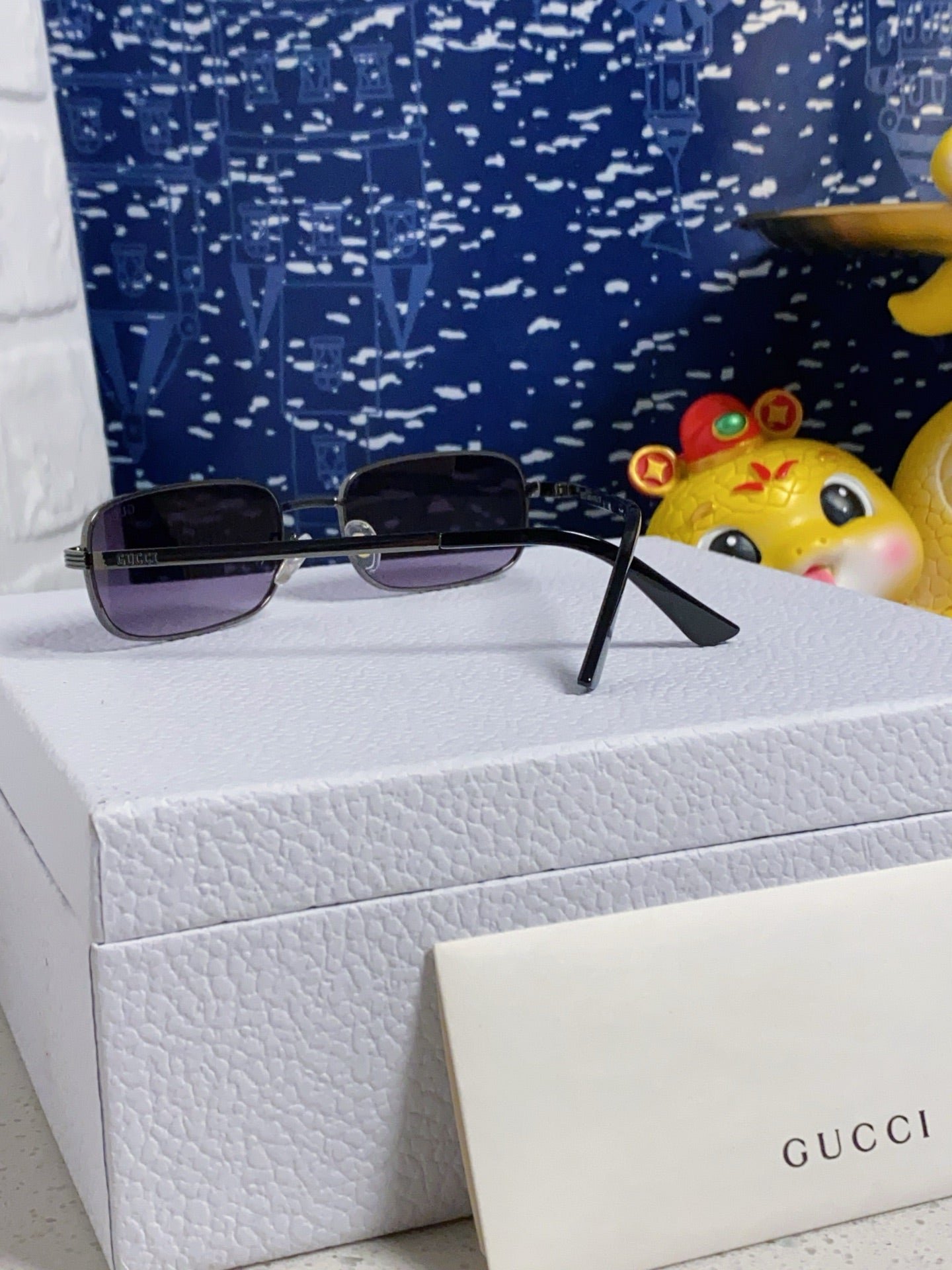 GUCCI Silver Pink Tint Eyewear - Image 12