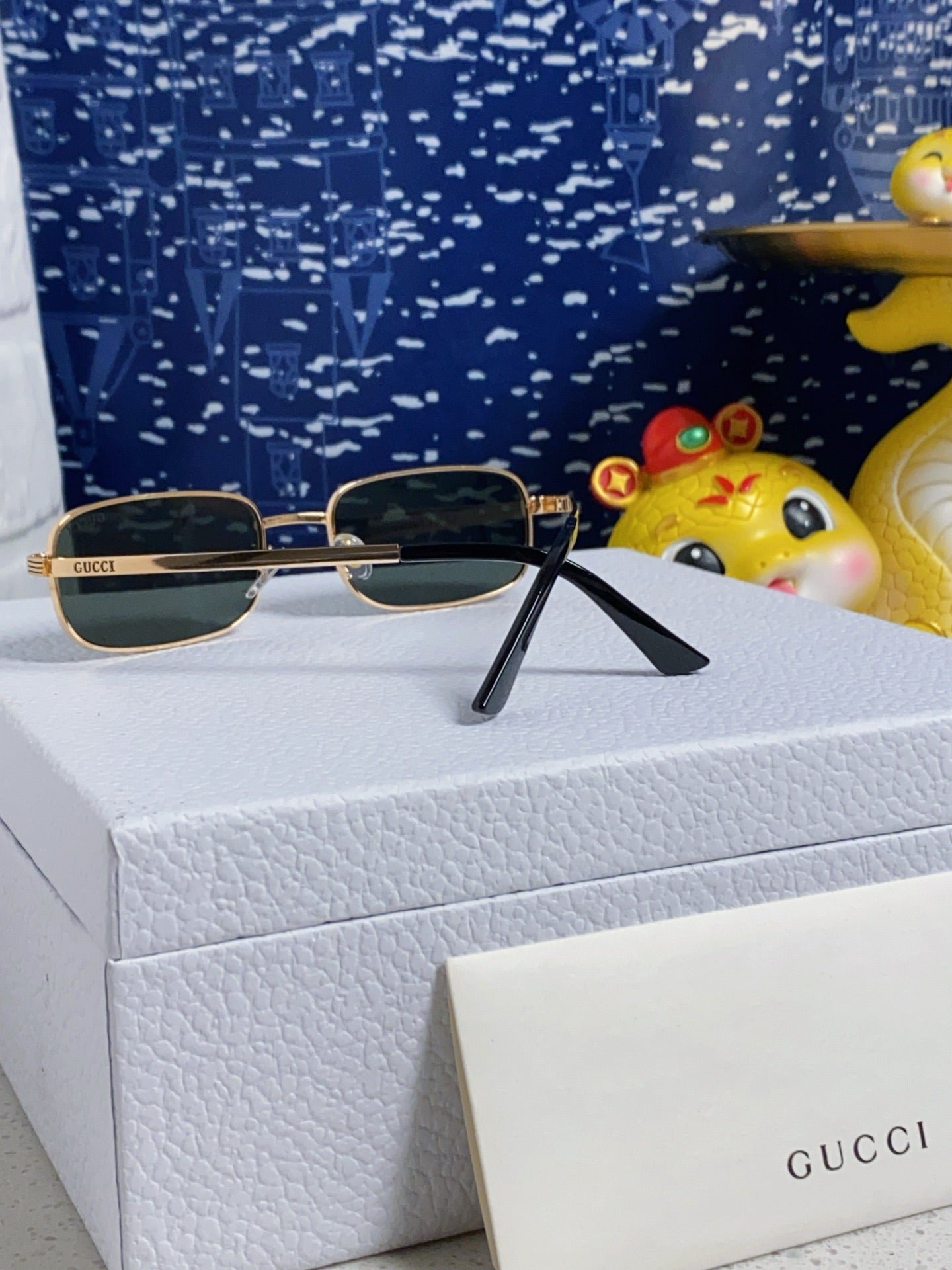 GUCCI Silver Pink Tint Eyewear - Image 14