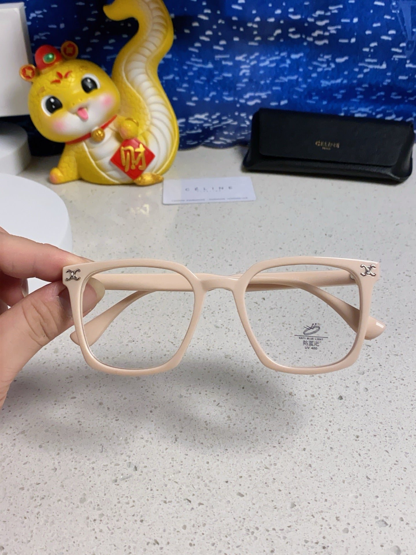 TRIOMPHE SUNGLASSES 563252 IN NUDE ACETATE - Image 3